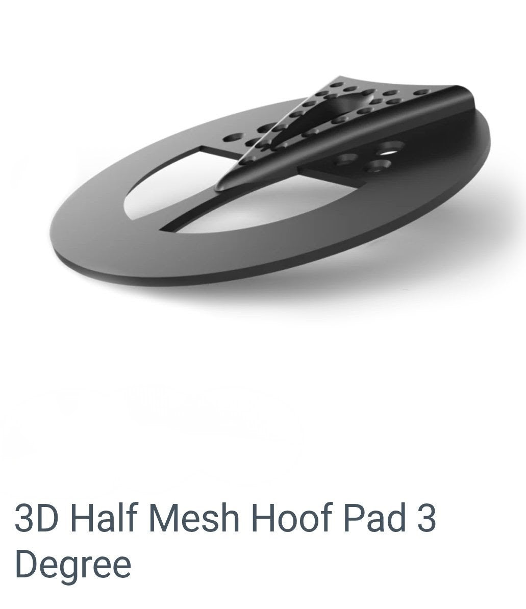 3D Hoof Care Half Mesh Universal Hoof Pads