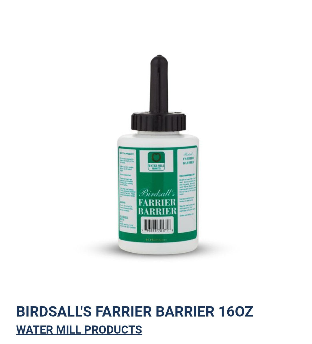 Farrier Barrier
