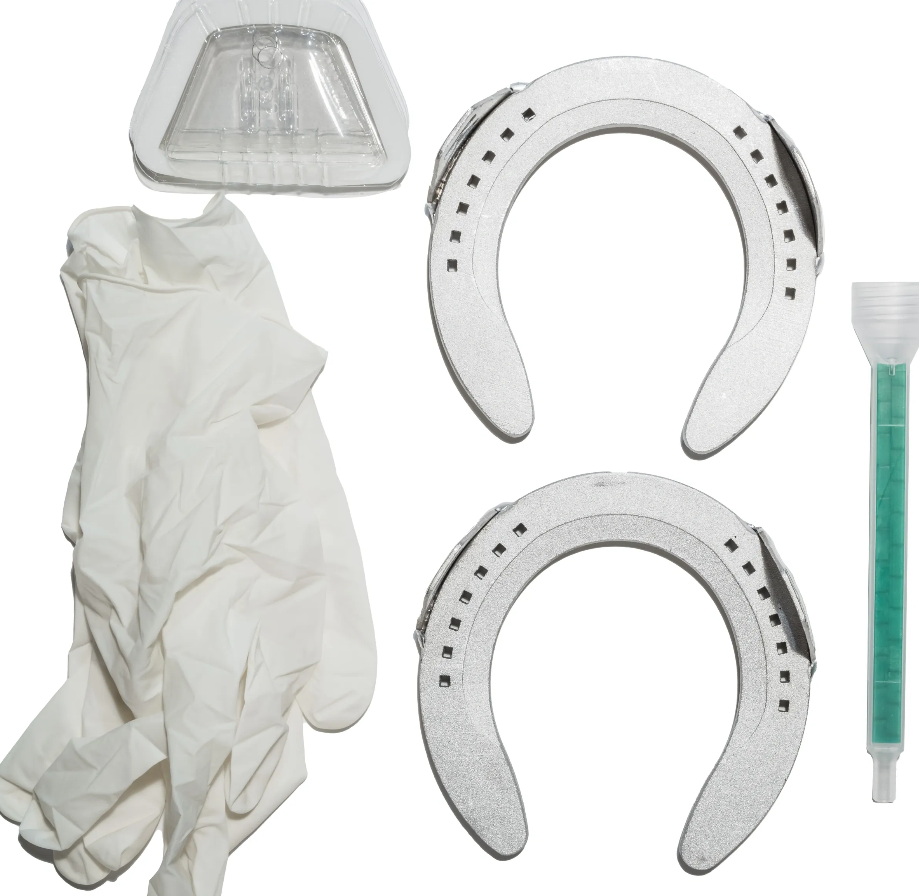 Hanton Elite Aluminum Glue On Horseshoes