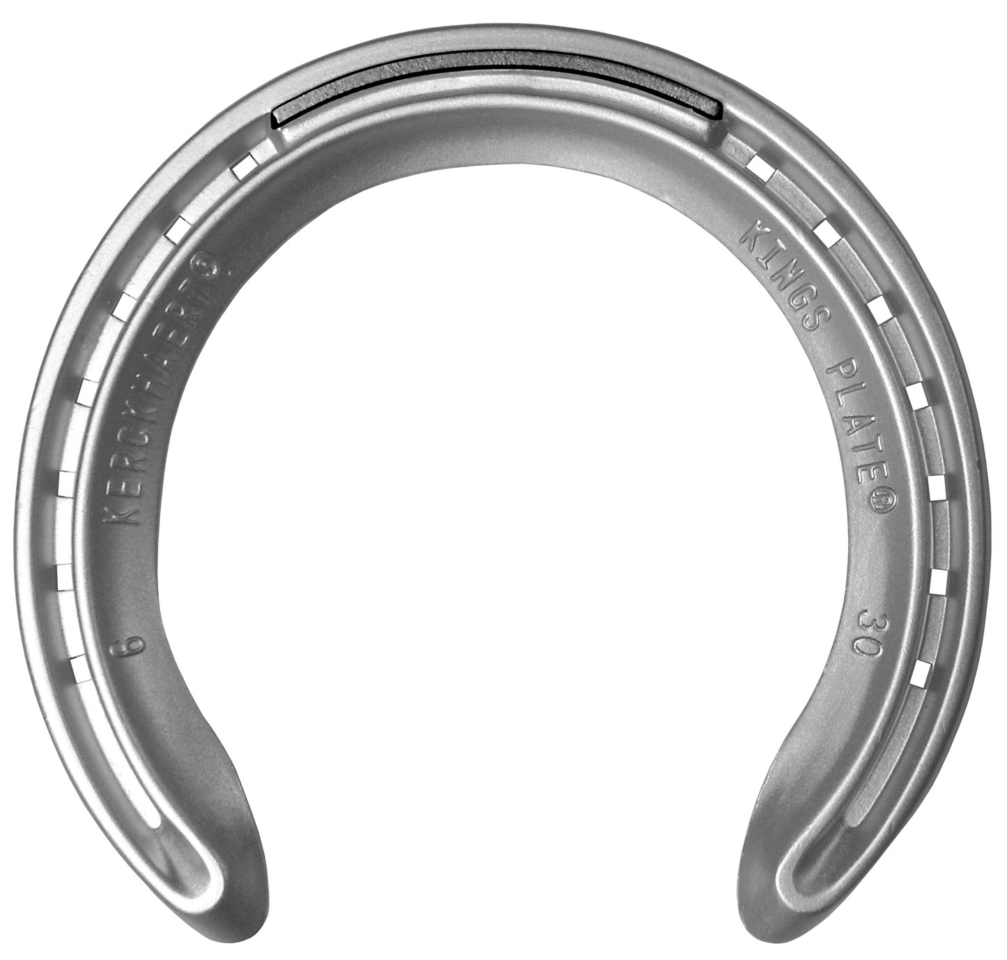 Kerckhaert Kings Plate Flush Toe Aluminum Horseshoes (Front & Hind)