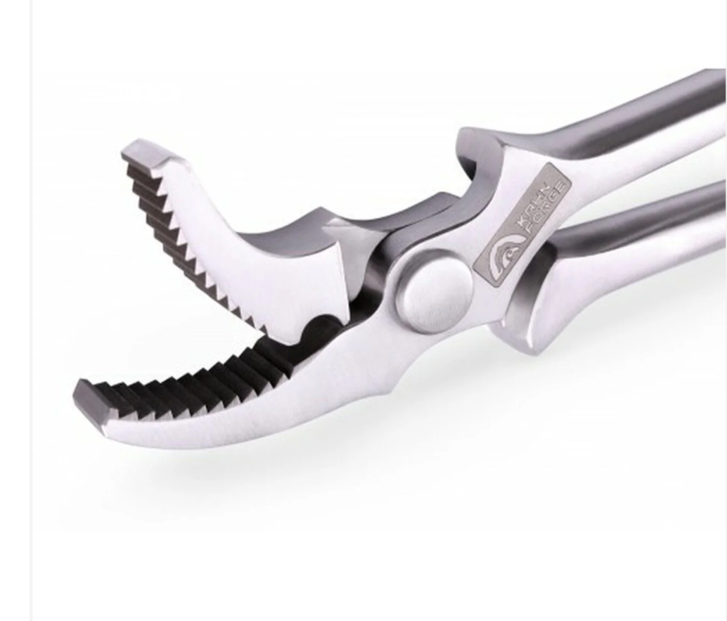Kahn Curved Jaw Clincher