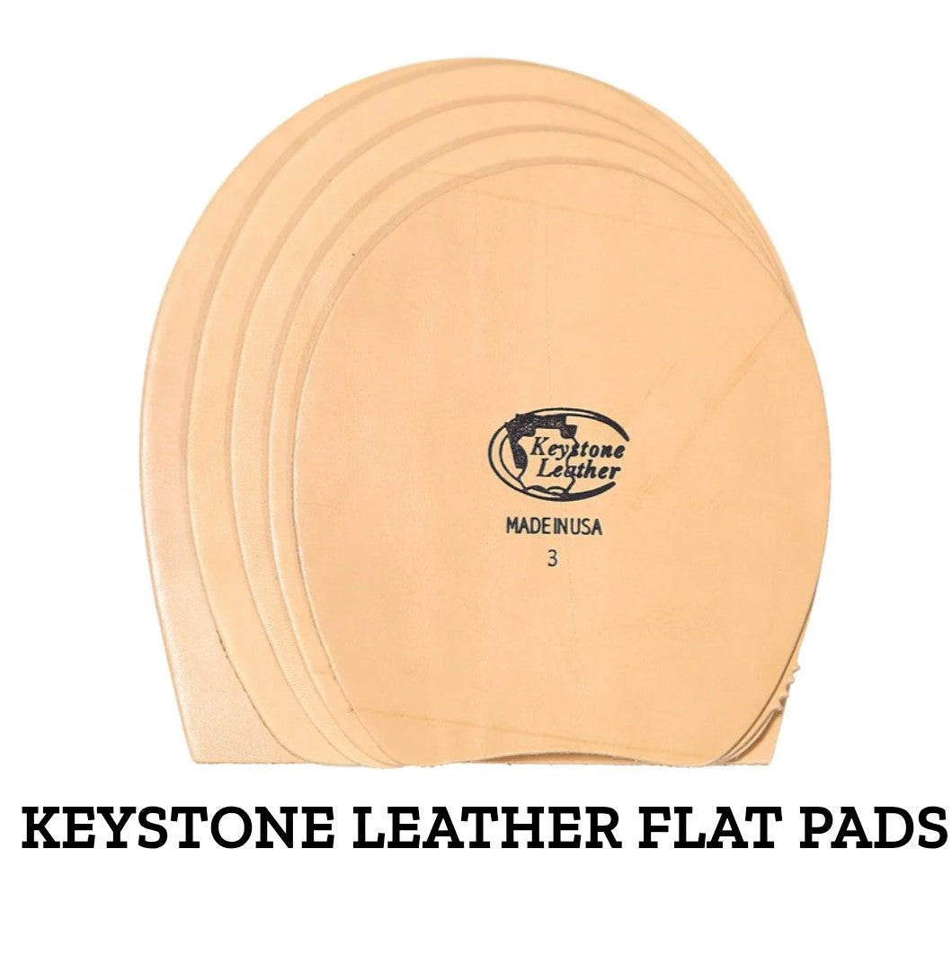 Keystone Flat Leather Pads